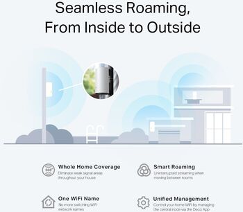TP-Link Deco X50 utandyra mesh netbeinir