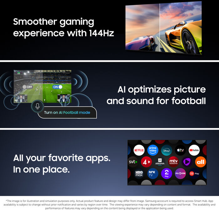 Samsung 75" R87H Micro-RGB snjallsjónvarp (2026)