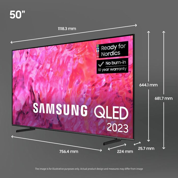 Samsung 50" Q68C QLED sjónvarp (2023)