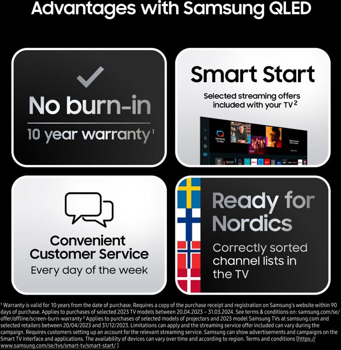 Samsung 50" Q68C QLED sjónvarp (2023)