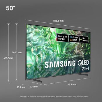 Samsung 50" Q68D QLED sjónvarp (2024)