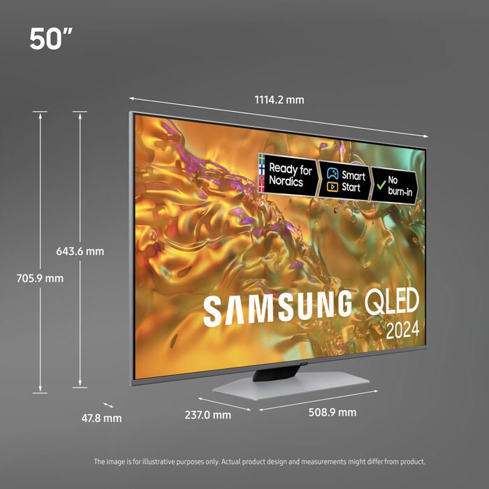 Samsung 50" Q80D QLED sjónvarp (2024)