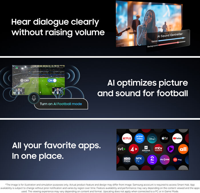 Samsung 50" QN84H sjónvarp (2026)
