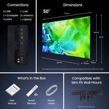 Samsung 50" QN84H sjónvarp (2026)