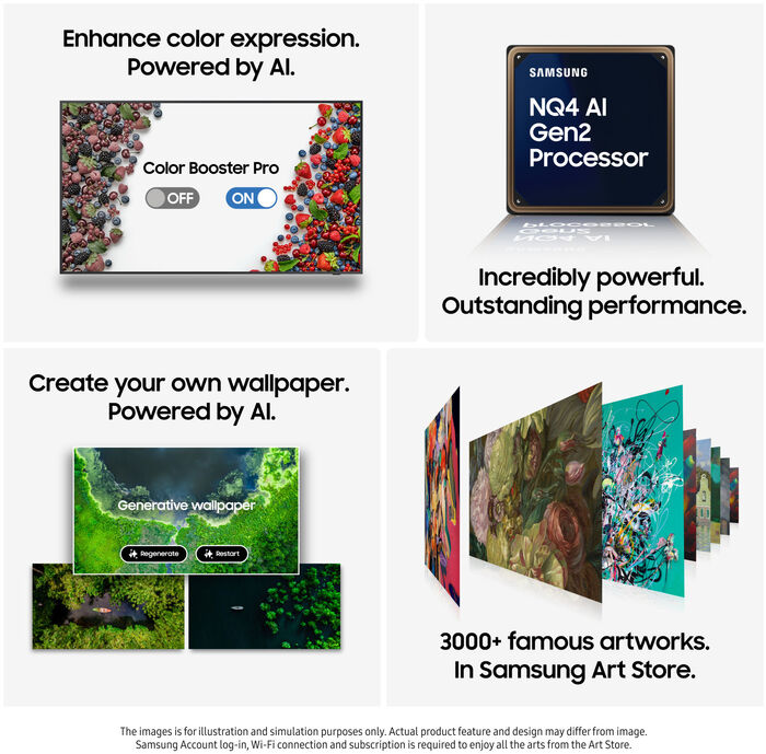 Samsung 55" The Frame QLED sjónvarp (2025)