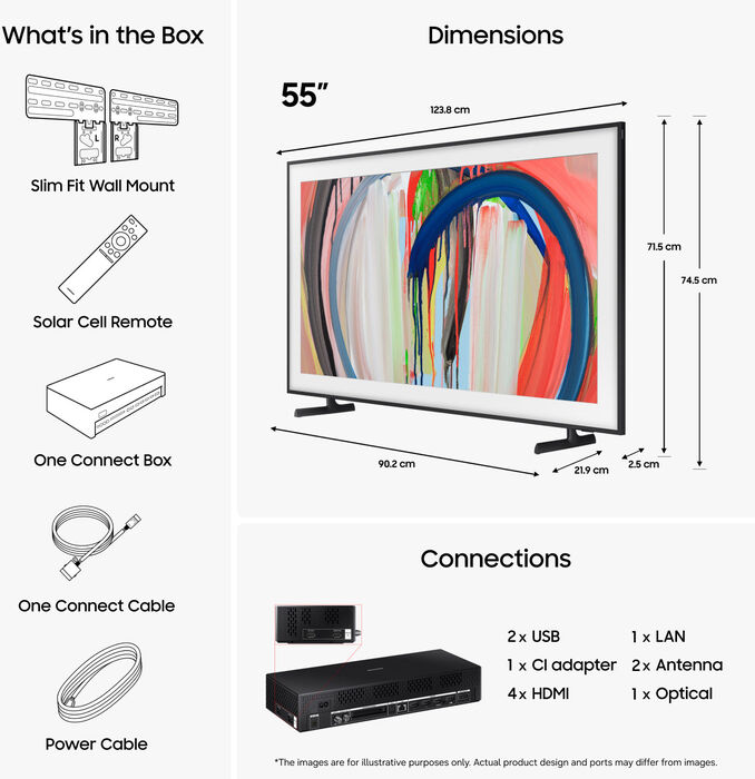 Samsung 55" The Frame QLED sjónvarp (2026)