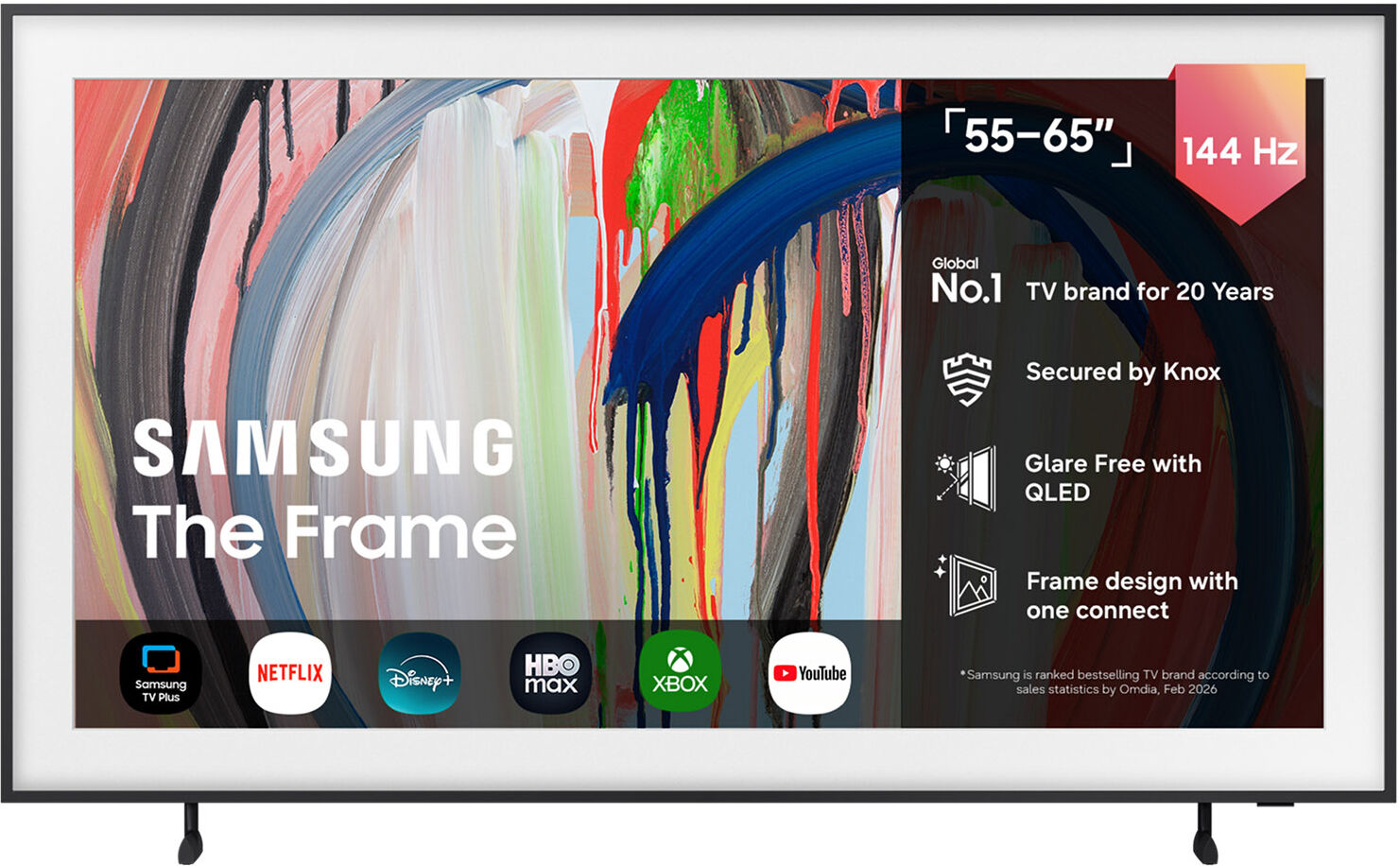 Samsung 55" The Frame QLED snjallsjónvarp (2026)