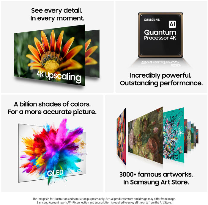 Samsung 55" Q7F3 QLED sjónvarp (2025)