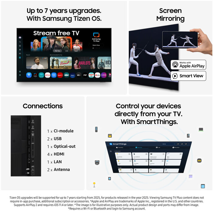 Samsung 55" QN77F MiniLED NeoQLED sjónvarp (2025)