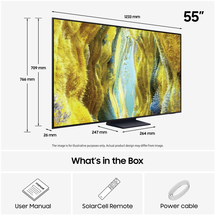 Samsung 55" QN77F MiniLED NeoQLED sjónvarp (2025)