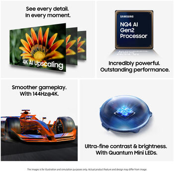 Samsung 55" QN80F MiniLED NeoQLED sjónvarp (2025)