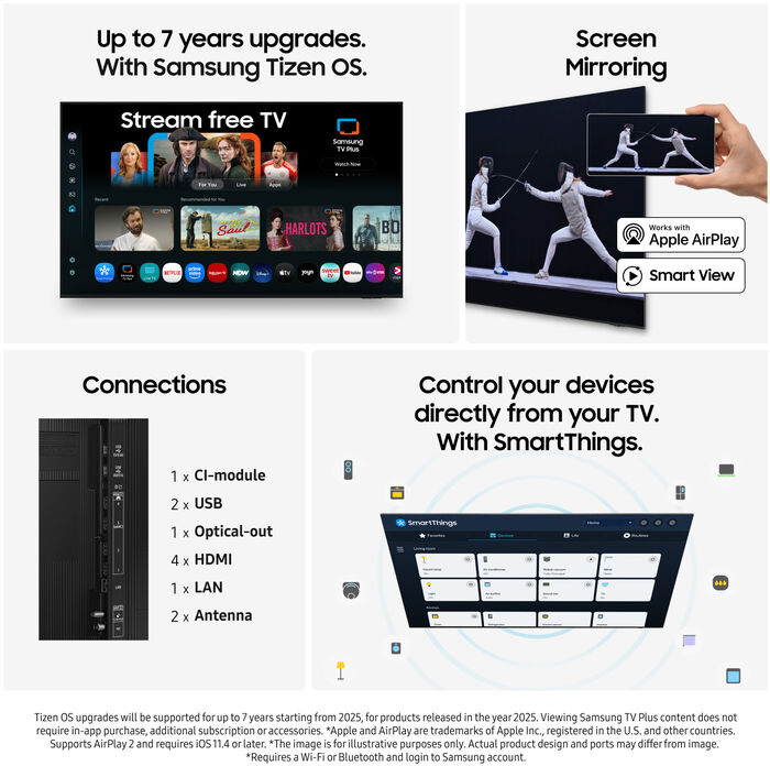Samsung 55" QN80F MiniLED NeoQLED sjónvarp (2025)
