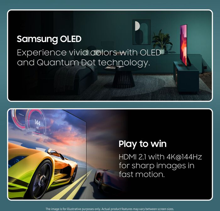 Samsung 55" S95C QD-OLED sjónvarp (2023)