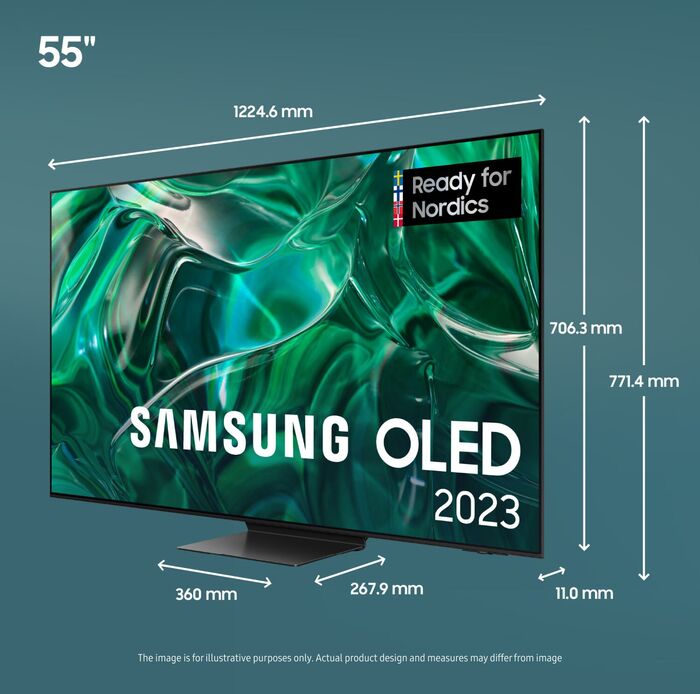 Samsung 55" S95C QD-OLED sjónvarp (2023)