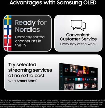 Samsung 55" S95C QD-OLED sjónvarp (2023) 