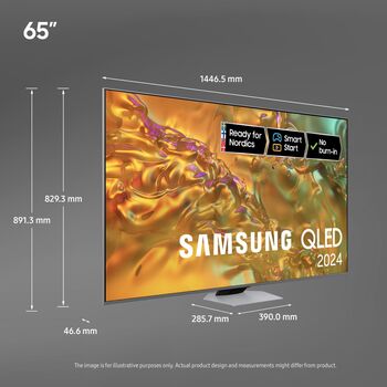 Samsung 65" Q80D QLED sjónvarp (2024)