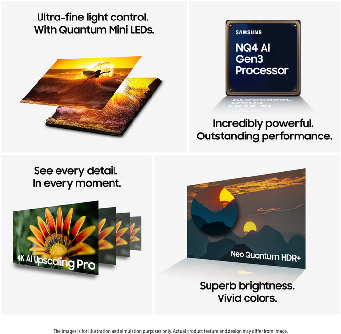 Samsung 65" QN90F MiniLED sjónvarp (2025)