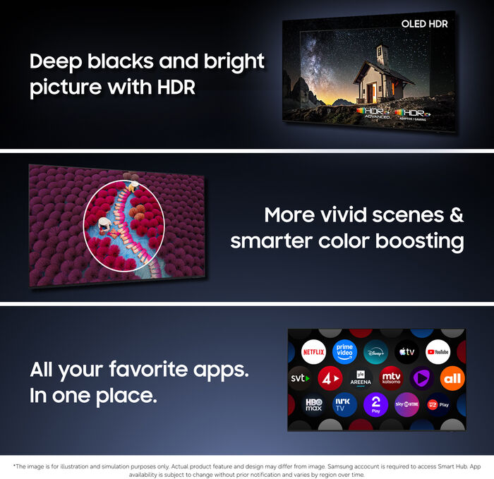 Samsung 65" S85H OLED snjallsjónvarp (2026)