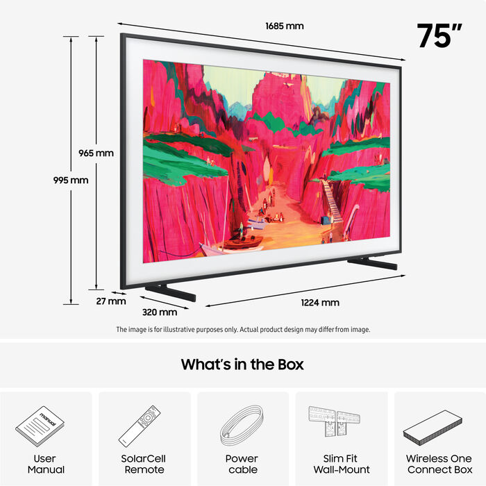 Samsung 75" The Frame Pro sjónvarp (2025)