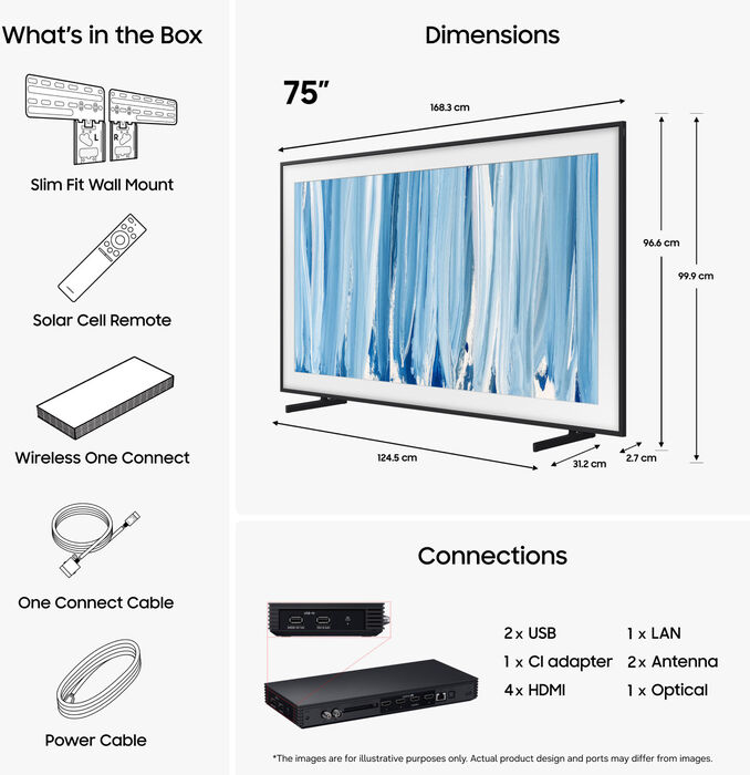 Samsung 75" The Frame Pro snjallsjónvarp (2026)