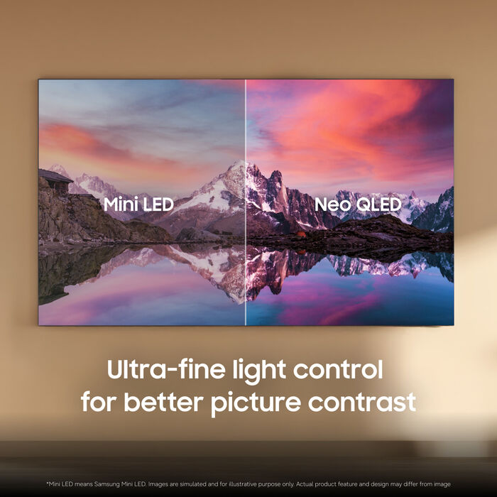 Samsung 75" QN72H NeoQLED MiniLED snjallsjónvarp (2026)