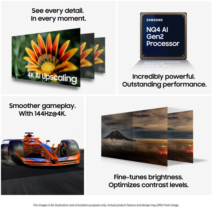 Samsung 75" QN77F 4K Edge NeoQLED sjónvarp (2025)