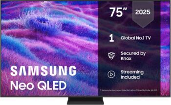 Samsung 75" QN80F MiniLED NeoQLED sjónvarp (2025)