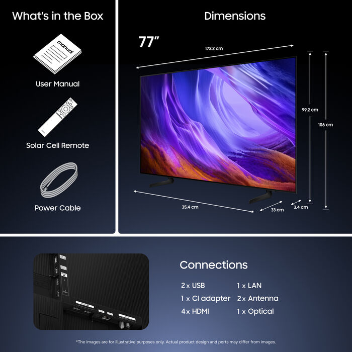 Samsung 77" S85H OLED snjallsjónvarp (2026)