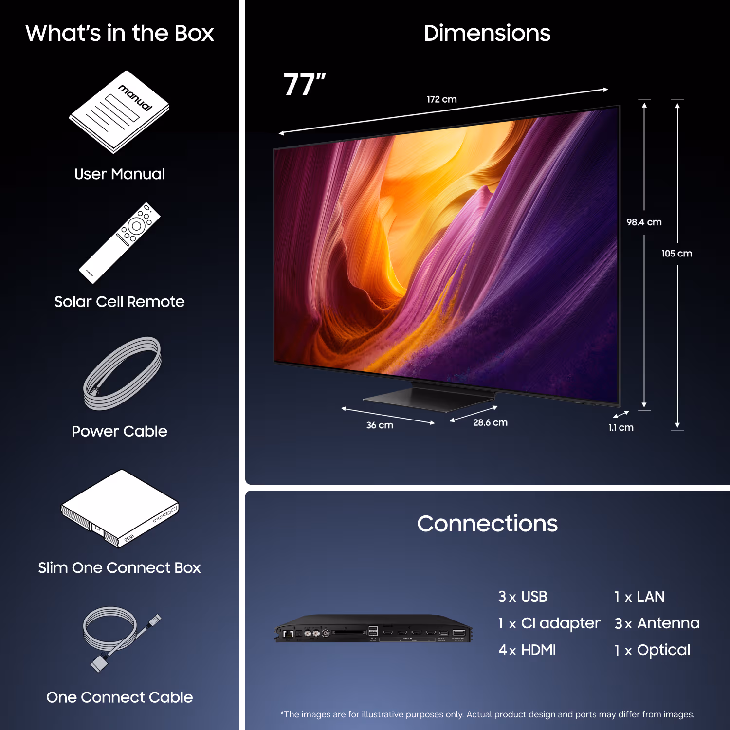 Samsung 77" S95H OLED sjónvarp (2026)