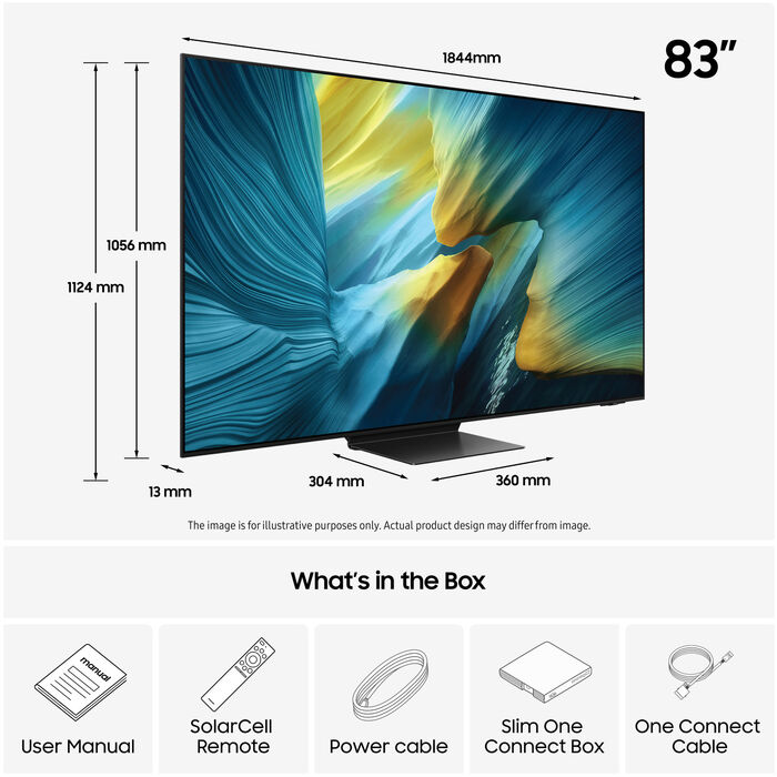 Samsung 83" S95F 4K OLED sjónvarp (2025)