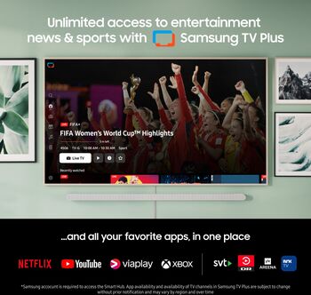 Samsung 85" The Frame QLED sjónvarp (2024)