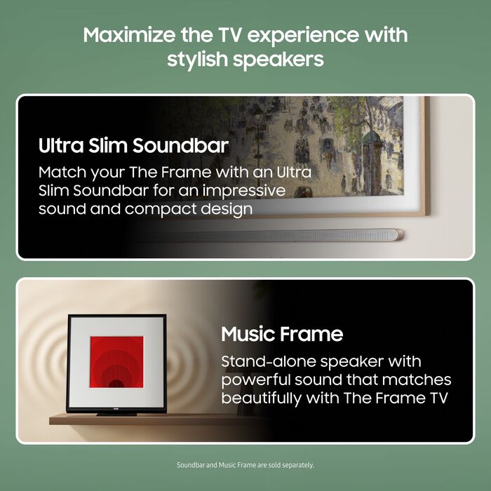 Samsung 85" The Frame QLED sjónvarp (2024)