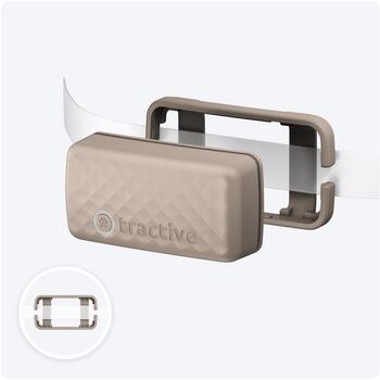 Tractive Mini GPS staðsetningartæki fyrir ketti - Brúnt