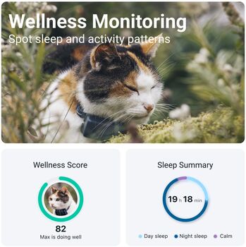 Tractive Mini GPS staðsetningartæki fyrir ketti - Dökkblátt 