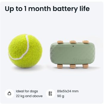 Tractive XL GPS staðsetningartæki fyrir hunda - Grænt