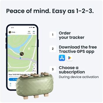 Tractive XL GPS staðsetningartæki fyrir hunda - Grænt