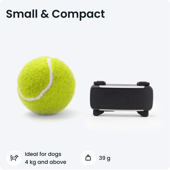 Tractive 6 GPS staðsetningartæki fyrir hunda - Svart