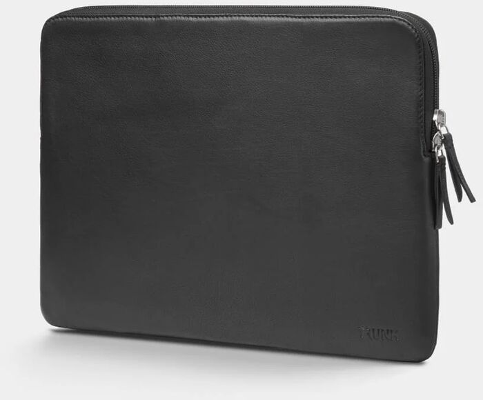 Trunk 14" leður fartölvuhlíf fyrir MacBook Pro - Svört
