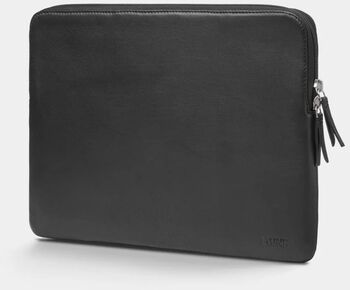 Trunk 14" leður fartölvuhlíf fyrir MacBook Pro - Svört