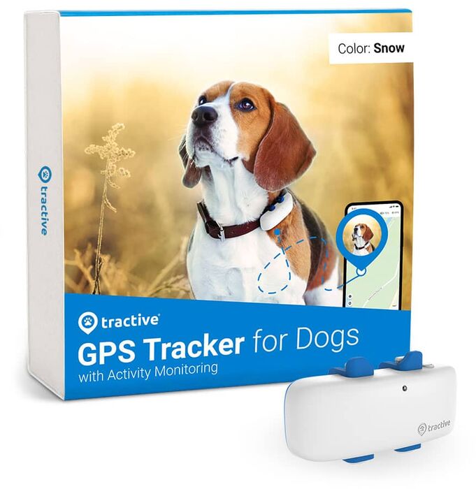Tractive 4 GPS staðsetningartæki fyrir hunda