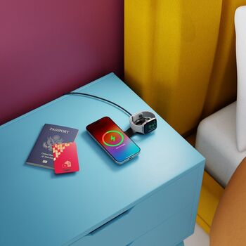 Twelve South ButterFly SE þráðlaust hleðslutæki Qi2 - Svart