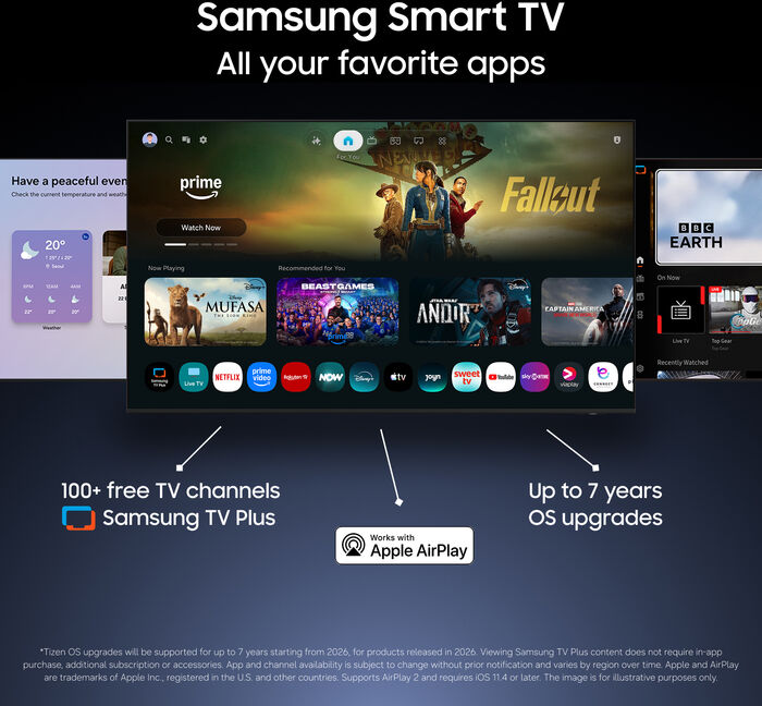 Samsung 43" U7025H snjallsjónvarp (2026)