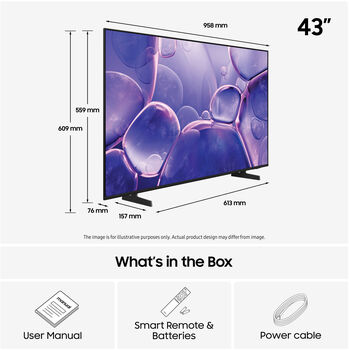 Samsung 43" UHD snjallsjónvarp (2025)