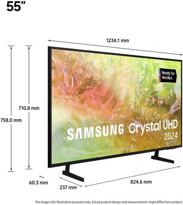 Samsung 55" DU7175 LED sjónvarp (2024)