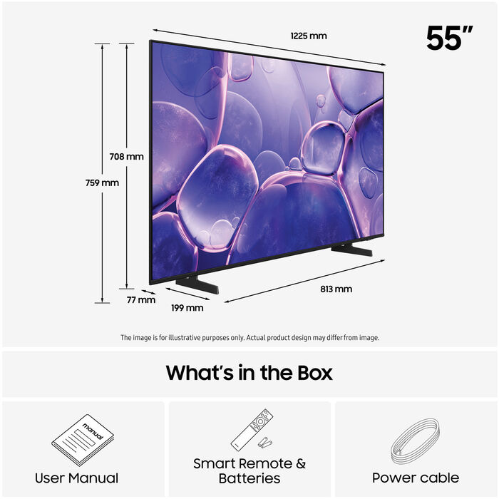 Samsung 55" UHD sjónvarp (2025)