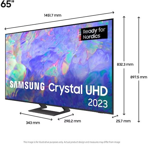 Samsung 65" CU8575 LED sjónvarp (2023) 