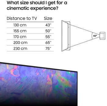 Samsung 65" CU8575 LED sjónvarp (2023) 