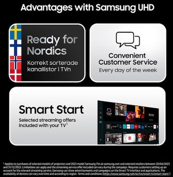 Samsung 65" CU8575 LED sjónvarp (2023) 