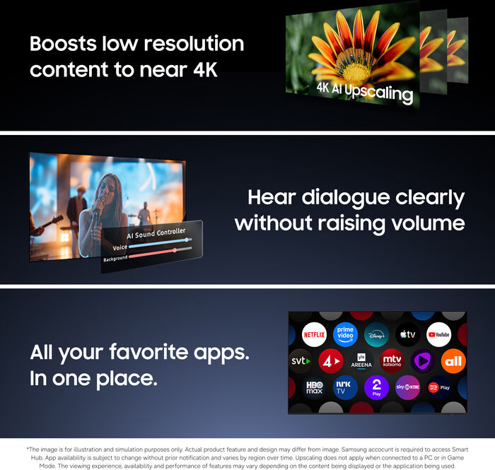 Samsung 65" M84H sjónvarp (2026)