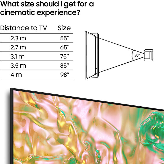 Samsung 85" DU8075 LED sjónvarp (2024)